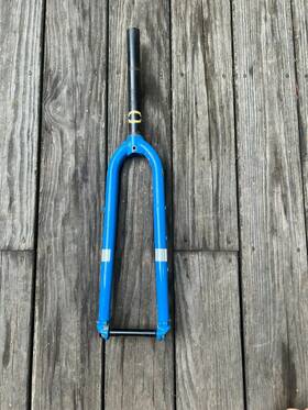 23282 Soma Wolverine Unicrown Ta Cx Fork 700c 1-1/8 Inch Blue