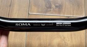 278021 Soma Dream Lowdown Riser Bar 31.8mm Clamp 25mm Rise 780mm Width - Black