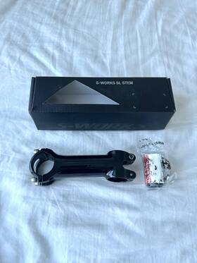 20017-1498 Specialized S-works Sl Stem With Expander Plug. 110mm -6 Degrees