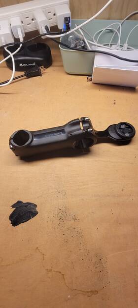 20020-1705 Specialized S-works Future Shock Stem 31.8mm X 100mm 6 Degree With Wahoo Barfly