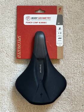 27119-8303 Specialized Power Comp With Mimic 168mm Saddle Black Hollow Crmo Rails Light Use