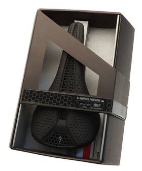 27223-2503 Specialized S-works Phenom With Mirror 143mm Saddle Fact Carbon Rails Light Use