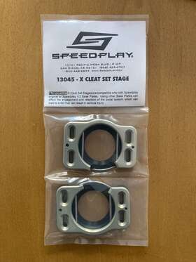 13045 Speedplay X Cleat Set Stage New