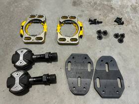 592540 Speedplay Zero Stainless Spindle Clipless Pedals And Cleats Great Condition