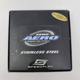60035 Speedplay Zero Aero Stainless Steel Pedals Pristine
