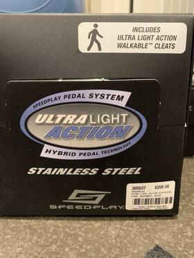 Speedplay 817500011661 Ultra Light Action Stainless Steel Pedals