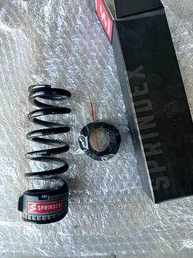 Sd60400-rp Sprindex Adjustable Weight Rear Coil Spring - Dh 400-440 Lbs 75mm 3 Inch Stroke