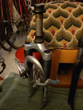 M2000 Sr Suntour M2025 Mountain Bike Silver Suspension Fork
