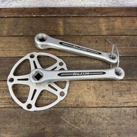 W9abx20 Sr Vintage Raleigh Crankset 165mm 118 Bcd Alloy Modified Single Square Taper