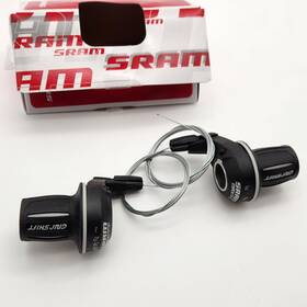 00.0000.200.647 Sram Mrx Comp 6-speed Rear Microfriction Front Shifter Set Only No Grips