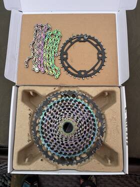 00.2418.107.002 Sram Xx1 Eagle Xg-1299 Cassette 12-speed 10-52t Rainbow Oil Slick Xd Driver Mtb