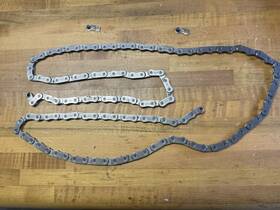 00.2518.070.013 Sram Rival Flattop Chain 114 Links Powerlock Connector Silver Used 40 Miles