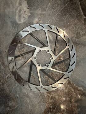 00.5018.176.001 Sram Hs2 Disc Brake Rotor - 180mm 6-bolt Rounded Silver/black