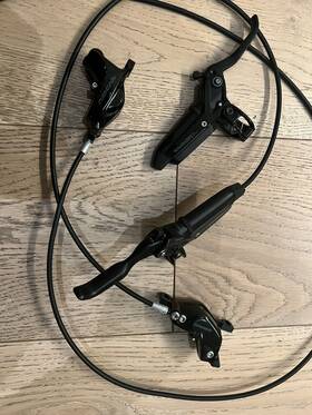 00.5018.228.000 Sram Code Silver Stealth Disc Brake And Lever - Front Rear Set 4-piston
