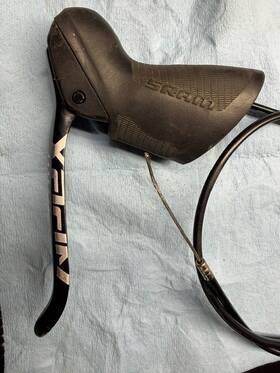 00.5218.013.000 Sram Apex 1 Brake Lever - Left Mechanical Black Includes Cable And Housing