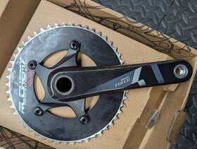 00.6118.354.000 Sram Force 1 Gxp Crankset 2022 Including 50t Single Speed Chainring