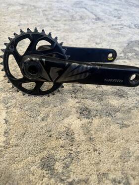 00.6118.607.000 Sram Eagle 175mm Dub Carbon Crankset 32t Chainring