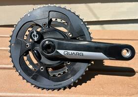 00.6118.611.165 Sram Quarq D2 Carbon Dub Road Bike Crank 165m D Zero Powermeter