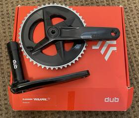 00.6118.614.008 Sram Rival Axs Crankset 160mm 12-speed 48/35t 107 Bcd Dub Spindle Double