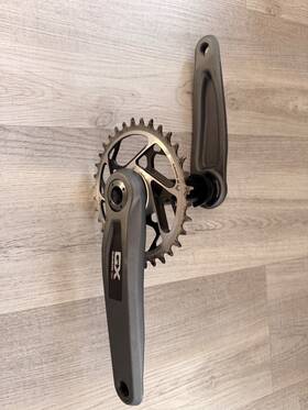 00.6118.635.001 Sram Gx Eagle Transmission T-type Dub Wide 170mm Crankset With 32t Chainring