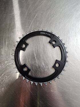 00.6218.014.007 Sram X-sync Road Chainring 38t 107 Bcd 4-bolt 1x12-speed Aluminum Blast Black