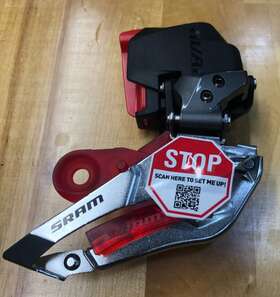 00.7618.172.000 Sram Rival Etap Axs Front Derailleur - 2x12-speed Braze-on Black D1