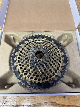 Xg-1299 Sram 002418107001 Eagle 10-52 12 Speed Cassette - Gold Worn Down