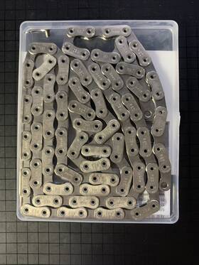 Sram 002518037000 Used Red Axs 12-speed Flattop Chain 114 Link With Powerlock Silver