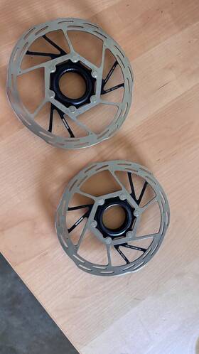Sram 005018158003 Used Pair Of 160mm Paceline Center Lock Disc Brake Rotors