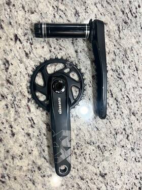 Sram 006118525000 Nx Eagle Dub Crankset - With 32t Chainring Black
