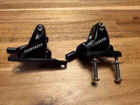 11.5018.045.000 Sram Apex Flat-mount Mount Disc Brake Caliper Front And Rear Pair Black