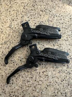 11.5018.046.015 Sram Code Rs Disc Brake Lever Assembly Aluminum V2 Diffusion Black Pair