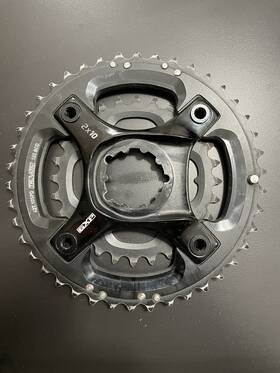 11.6215.188.240 Sram Truvativ X0 X9 Gxp 42t / 28t Chainrings With Spider