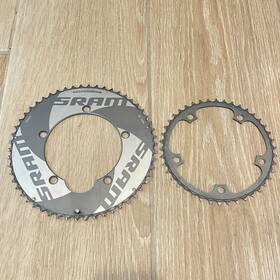 11.6215.198.030 Sram Red Powerglide Chainring Set 54t 42t 130 Bcd 10 Speed Road Tt Outer Aero