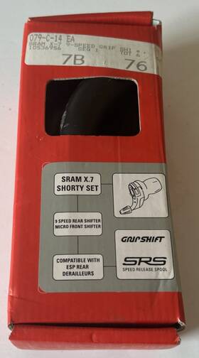 Sram 391109109813 X.7 8 Speed Rear Shifter. Grip Shift 5