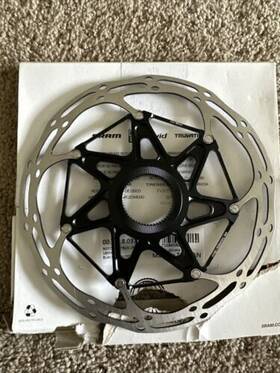 451212 Sram Centerline X Disc Brake Rotor 180mm Center Lock Silver/black