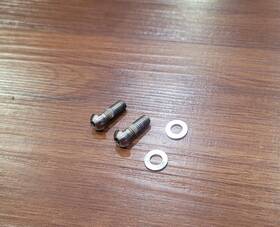 Sram 710845794810 Flat Mount Titanium Disc Caliper Bracket Bolts 17mm T25 Lightweight 2pcs