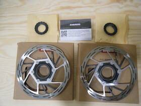 Sram 710845851575 Paceline Disc Brake Rotors 160mm Centerlock With Lockring Set Of 2