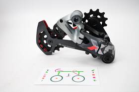 Sram 710845853494 X01 Eagle 12-speed Rear Derailleur Long Cage 52t Max Red Mtb Bike 520%