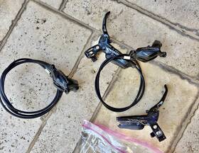 92.5020.240.110 Sram Code R Hydraulic 4-piston Disc Brakeset Set / Front And Rear With Clamps