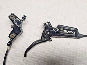 Db-gde-r-b1 Sram Guide R Brakeset With 180mm Centerline Rotors Used