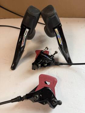 Ed-frc-d2 Sram Force Axs D2 Hrd 2x 12 Spd Hydraulic Flat Mount Shift Brake Set Gravel