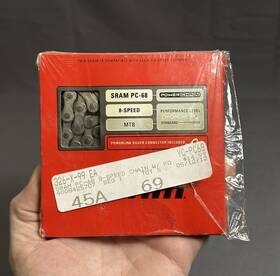 Pc-68 Sram Pc68 8-speed Bike Chain - 114 Links 310g Used 8-7-6