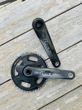 Pm-frc-1-d1 Sram Force Axs Power Meter Crankset 1x 44t Dub 175mm Quarq