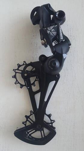 Rd-nx-1-b1 Sram Nx Eagle 12-speed Rear Derailleur Modified And Trigger Shifter