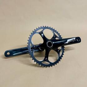 S-300 Sram 1.1 Courier Crankset 170mm Single Speed 48t 130 Bcd Gxp Bb Black