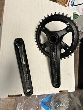 172.5 Sram S-390 S-series Alloy Crankset 40t Gxp 1x 11 Sp For Gravel Cx Bike