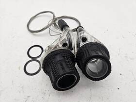 Srt-800x-81 Sram Vintage Clear Cracked Grip Shift Set 8 X 3 Speed For Parts
