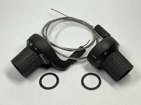 Srt600-11 Sram Srt600-71 Grip Shift 3x7 Twist Shifter Set Vintage Mtb W Cables