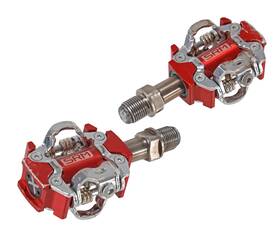 Srm 016600777614 X-power Dual Sided Spd Clipless Power Meter Mountain Bike Pedals Red Xc Mtb